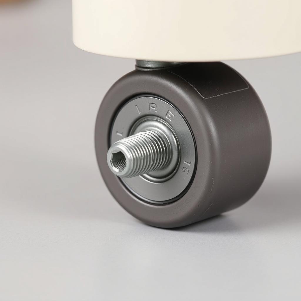 Wiel met schroefdraad bevestiging voor onder stoelen Wiel met schroefdraad bevestiging voor onder stoelen