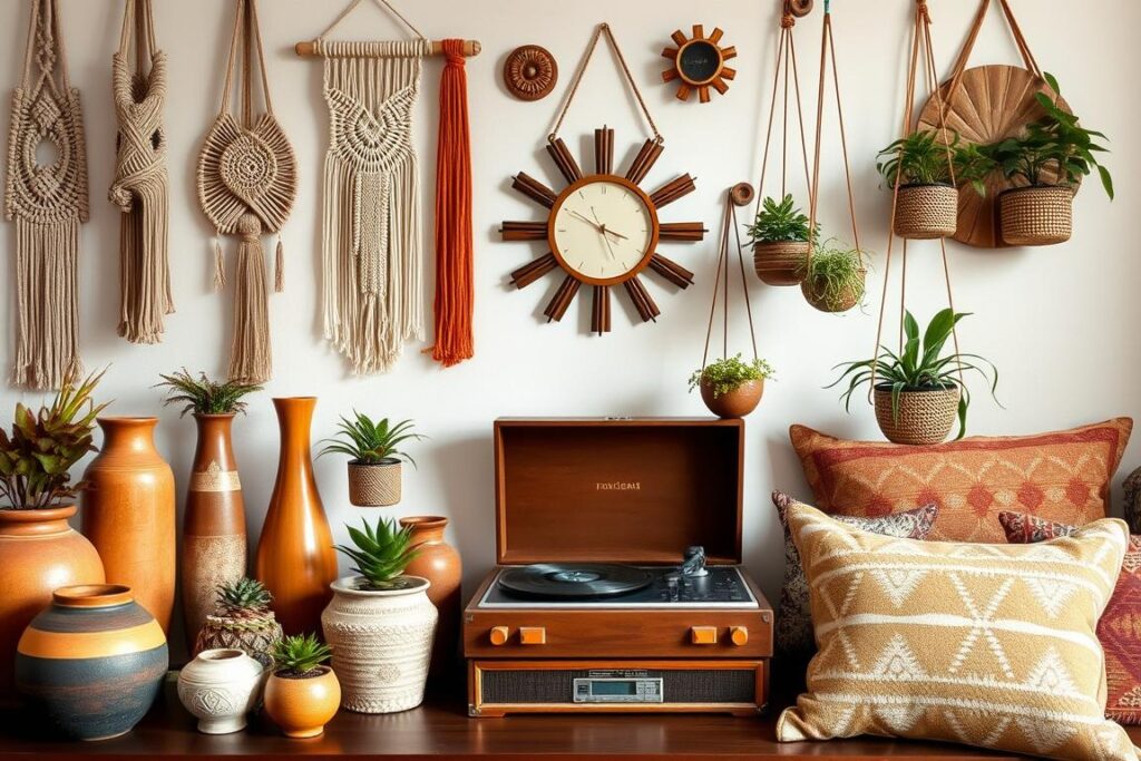 accessoires zoals macramé wandhangers, keramiek en planten accessoires zoals macramé wandhangers, keramiek en planten