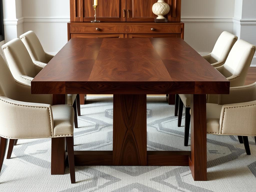 eetkamerstoel bij een walnoten eettafel eetkamerstoel bij een walnoten eettafel