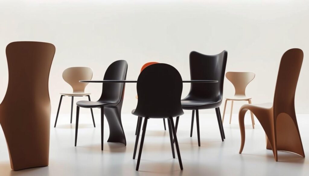 eetkamerstoelen met unieke vormen