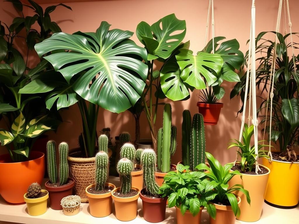 kamerplanten in kleurrijke potten kamerplanten in kleurrijke potten