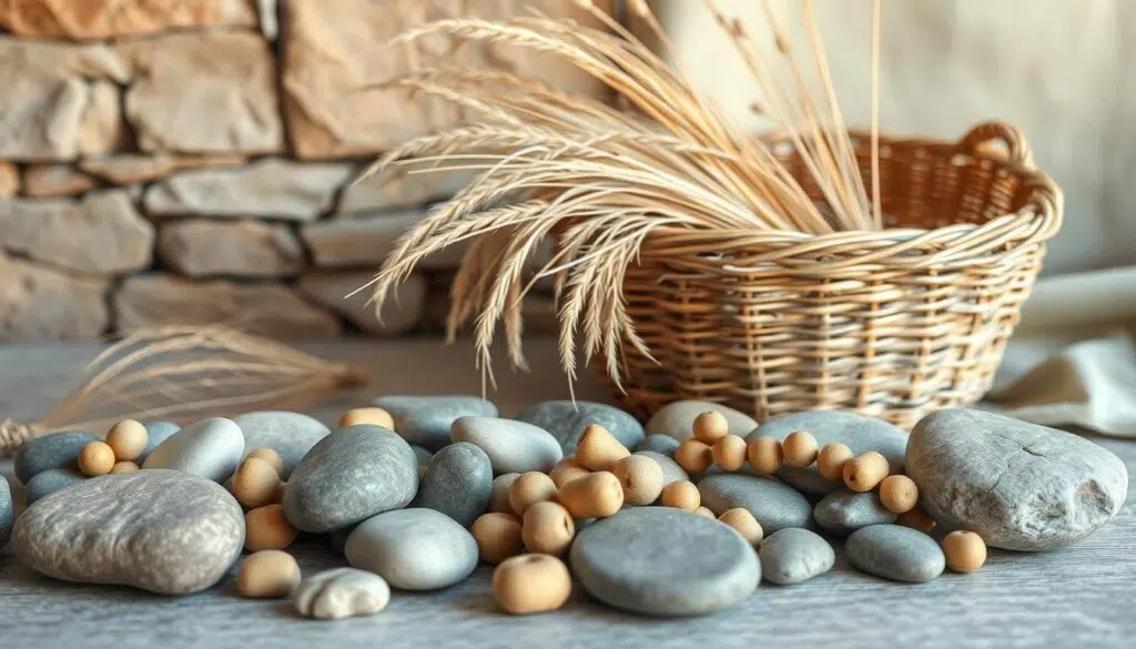 natuurlijke materialen en kleuren