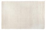 Het Donna Ivory 111 200x300 is een rechthoekig, gebroken wit geweven tapijt met een subtiel structuurpatroon, plat afgebeeld tegen een witte achtergrond.