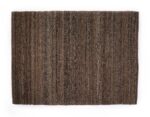 Het Bressano Brown 623 200x300 is een rechthoekig vloerkleed met een structuurpatroon in verschillende bruin- en bruintinten op een witte ondergrond.