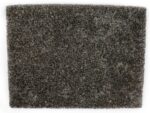 De New Paulo Grey mix 862 200x300 is een rechthoekig, donkergrijs shaggy vloerkleed met een dik, gestructureerd oppervlak, van bovenaf gezien op een witte achtergrond.