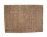 Het San Stefano Camel 09 200x300 is een rechthoekig, bruin vloerkleed met textuur en een zacht, egaal oppervlak, van bovenaf gezien op een witte achtergrond.