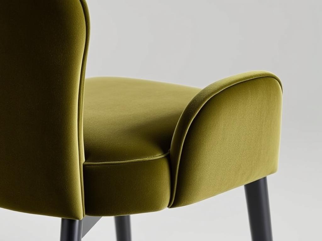 Comfortabele eetkamerstoel model Maleo met velvet bekleding