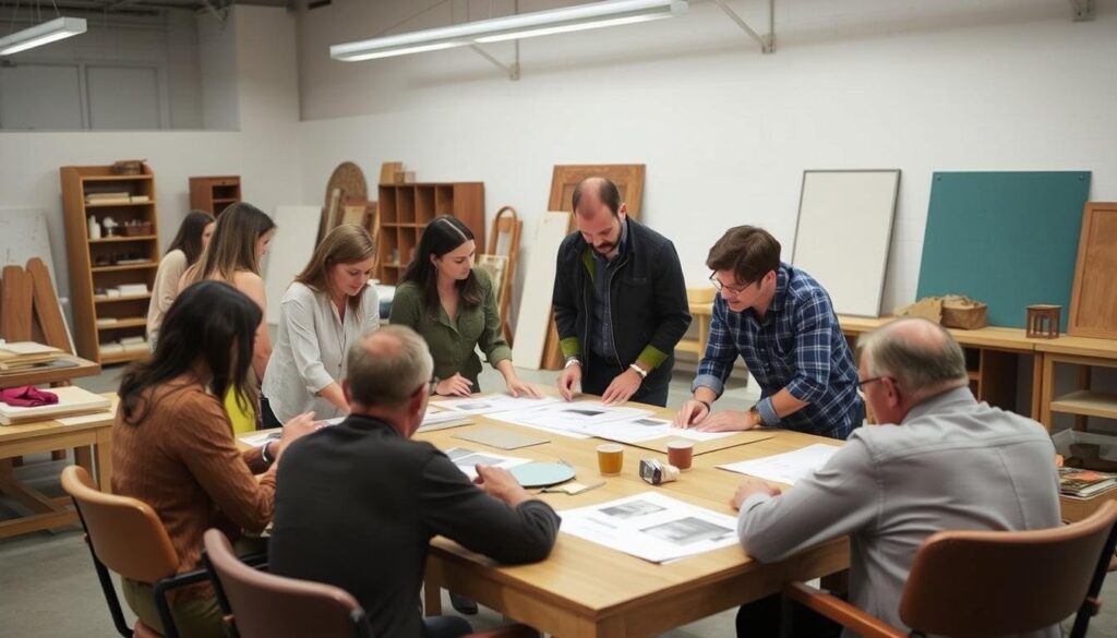 Crate and Barrel ontwerpers werken samen met lokale ambachtslieden aan nieuwe meubelcollecties Crate and Barrel ontwerpers werken samen met lokale ambachtslieden aan nieuwe meubelcollecties