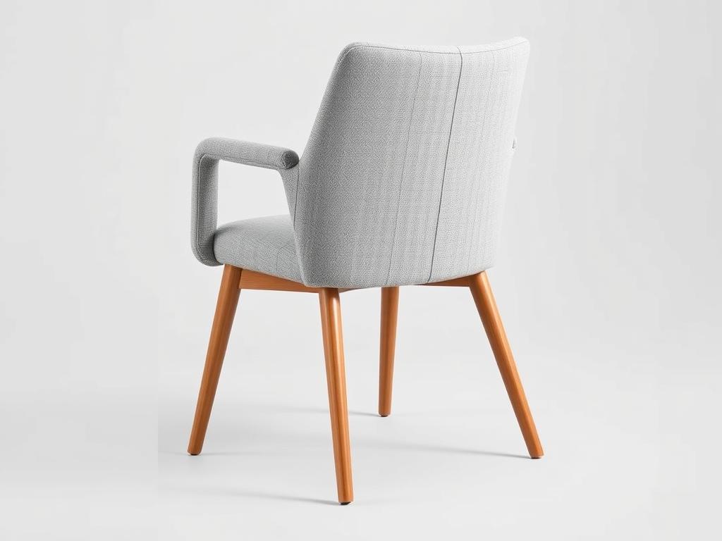 Eetkamerstoel met armleuning en houten poten in de aanbieding bij Nieuwe Sfeer Eetkamerstoel met armleuning en houten poten in de aanbieding bij Nieuwe Sfeer