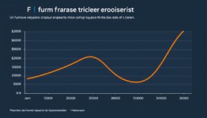 Grafiek die de prijsfluctuaties van meubels gedurende het jaar toont, met wanneer meubels het goedkoopst zijn duidelijk gemarkeerd