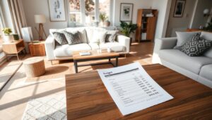 Modern ingericht woonkamer met kosten inrichting huis overzicht