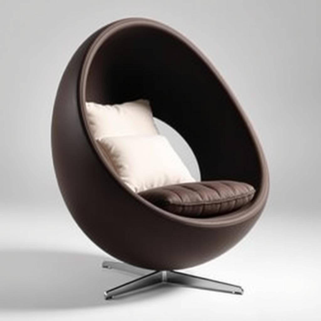 Moderne Egg Chair loungestoel Moderne Egg Chair loungestoel