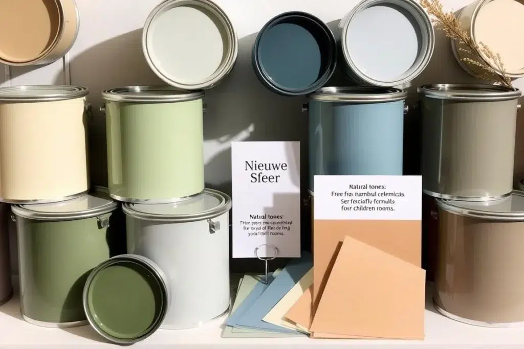 Nieuwe Sfeer's kindvriendelijke verfcollectie in natuurlijke tinten Nieuwe Sfeer's kindvriendelijke verfcollectie in natuurlijke tinten