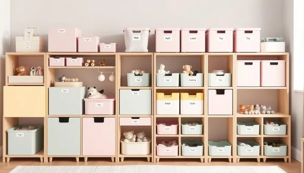 Nieuwe Sfeer's modulaire opbergset in pasteltinten voor kinderkamers Nieuwe Sfeer's modulaire opbergset in pasteltinten voor kinderkamers
