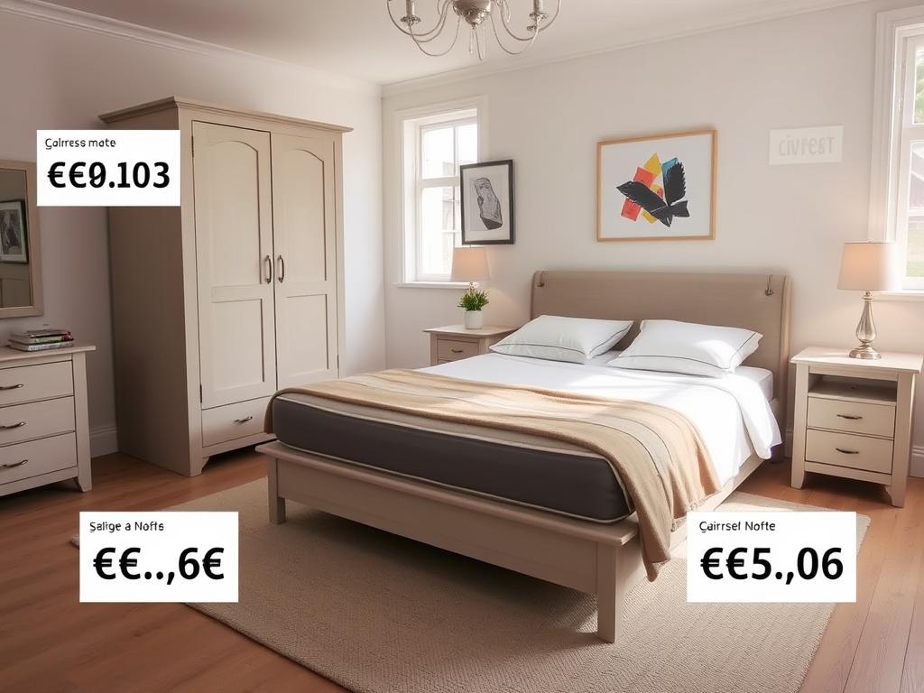 Slaapkamer inrichting met kostenplaatje voor kosten inrichting huis Slaapkamer inrichting met kostenplaatje voor kosten inrichting huis