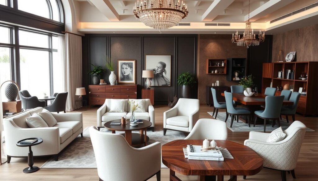 Stijlvol interieur met beste kwaliteit meubels van verschillende topwinkels Stijlvol interieur met beste kwaliteit meubels van verschillende topwinkels