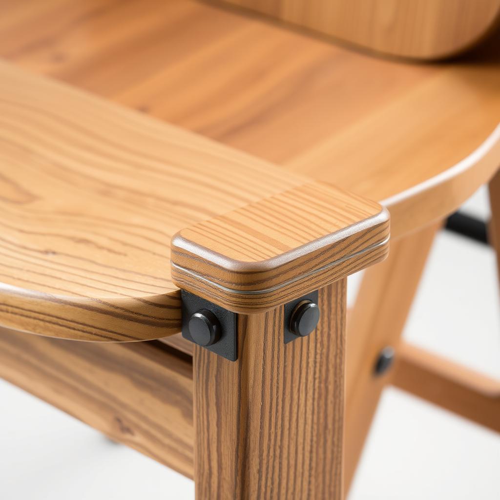 Stoere eetkamerstoelen van massief hout met industriële details