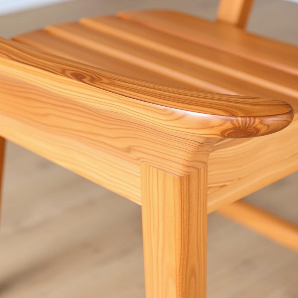 Teakhouten eetkamerstoel met natuurlijke afwerking Teakhouten eetkamerstoel met natuurlijke afwerking