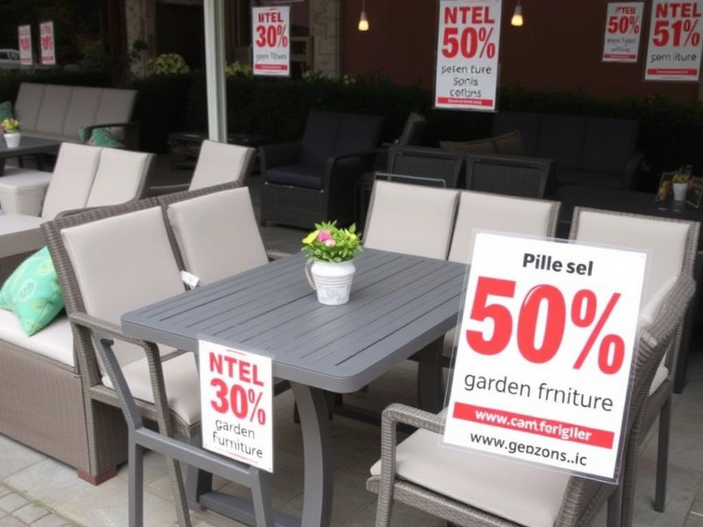 Tuinmeubelen in uitverkoop tijdens de zomerperiode, wanneer tuinmeubelen het goedkoopst zijn Tuinmeubelen in uitverkoop tijdens de zomerperiode, wanneer tuinmeubelen het goedkoopst zijn