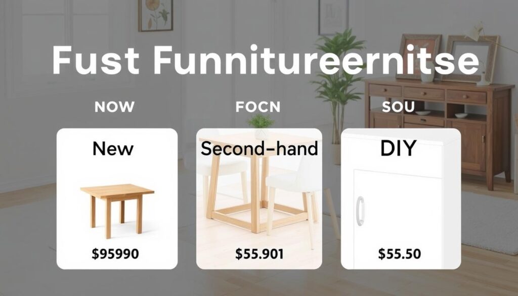 Vergelijking tussen nieuwe, tweedehands en DIY meubels met prijsindicaties voor gemiddelde kosten meubels Vergelijking tussen nieuwe, tweedehands en DIY meubels met prijsindicaties voor gemiddelde kosten meubels