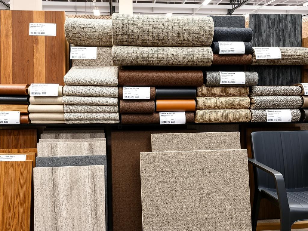 Verschillende materialen voor kosten inrichten huis met prijskaartjes Verschillende materialen voor kosten inrichten huis met prijskaartjes
