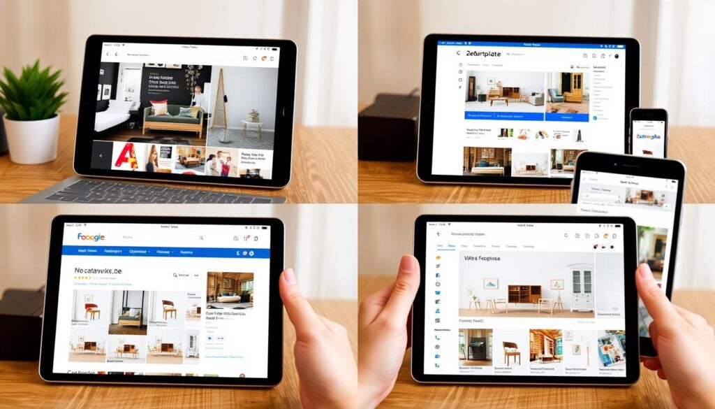 Verschillende online platforms voor het verkopen van meubels tijdens de beste tijd van het jaar om meubels te verkopen