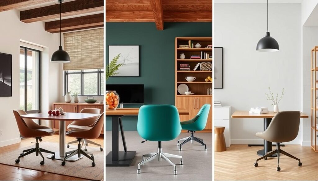 Verschillende stijlen ergonomische eetkamerstoelen in verschillende interieurstijlen Verschillende stijlen ergonomische eetkamerstoelen in verschillende interieurstijlen