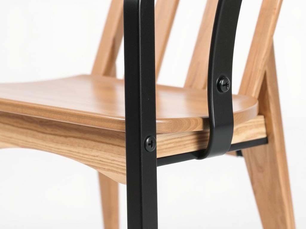 XXXLutz Valdera houten eetkamerstoel met industrieel design XXXLutz Valdera houten eetkamerstoel met industrieel design