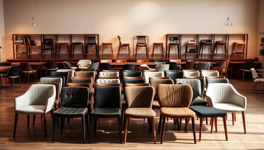diverse eetkamerstoelen collectie