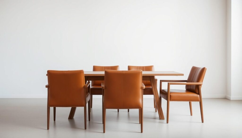 duurzame leren stoelen