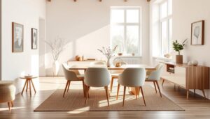 eetkamerstoelen ecru