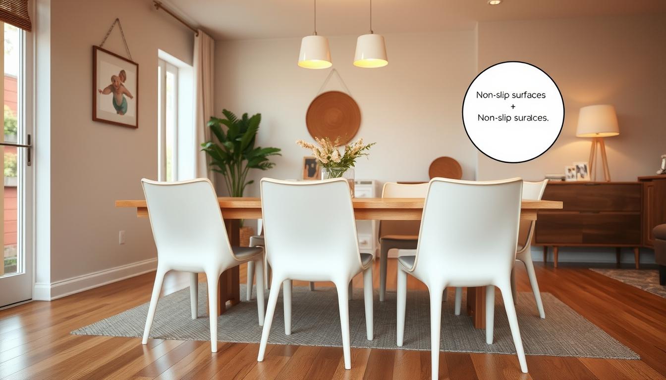 eetkamerstoelen met anti slip