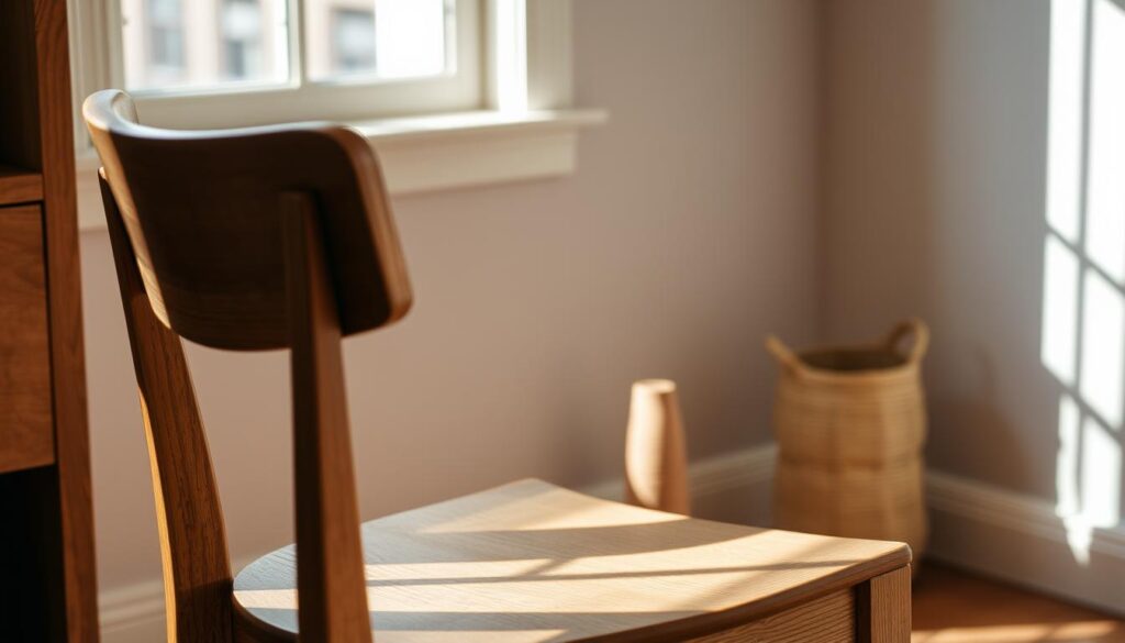 eetkamerstoelen met houtlook