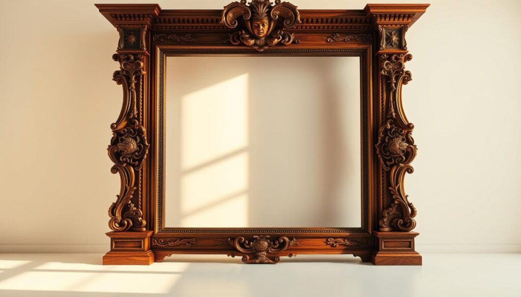 massief houten frame