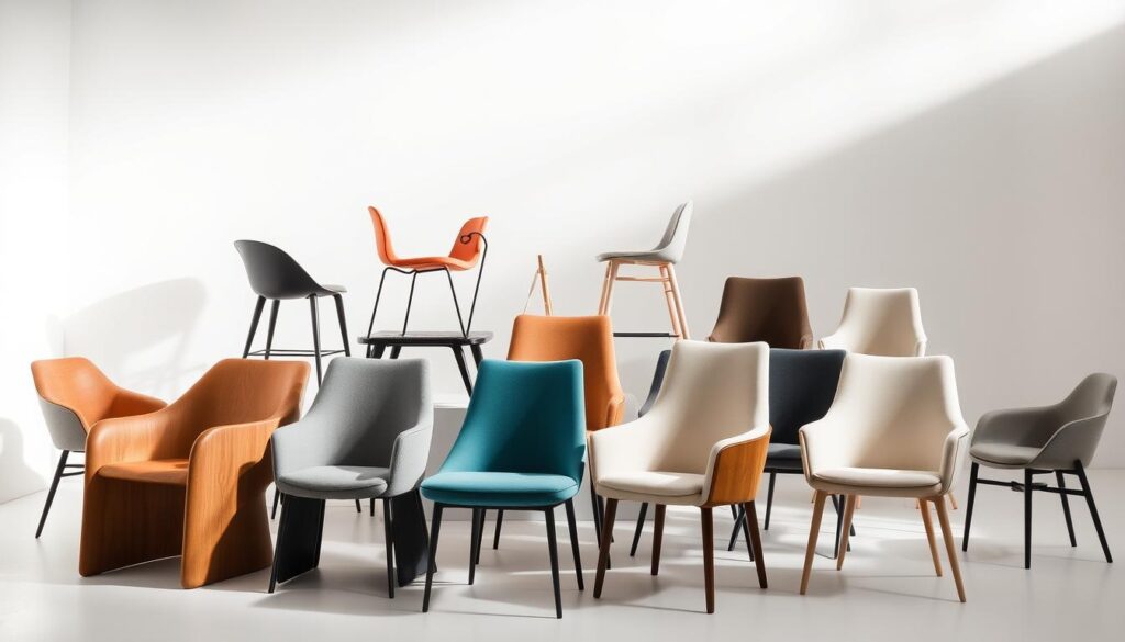soorten design stoelen