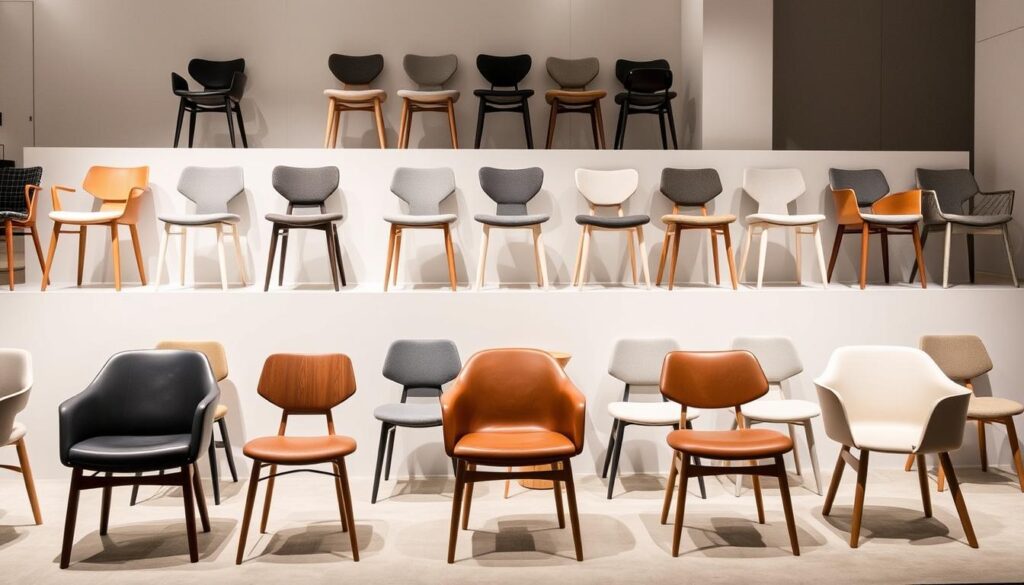 uitgebreid aanbod eetkamerstoelen