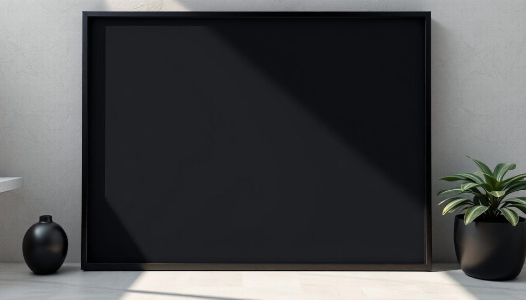 zwart mat frame
