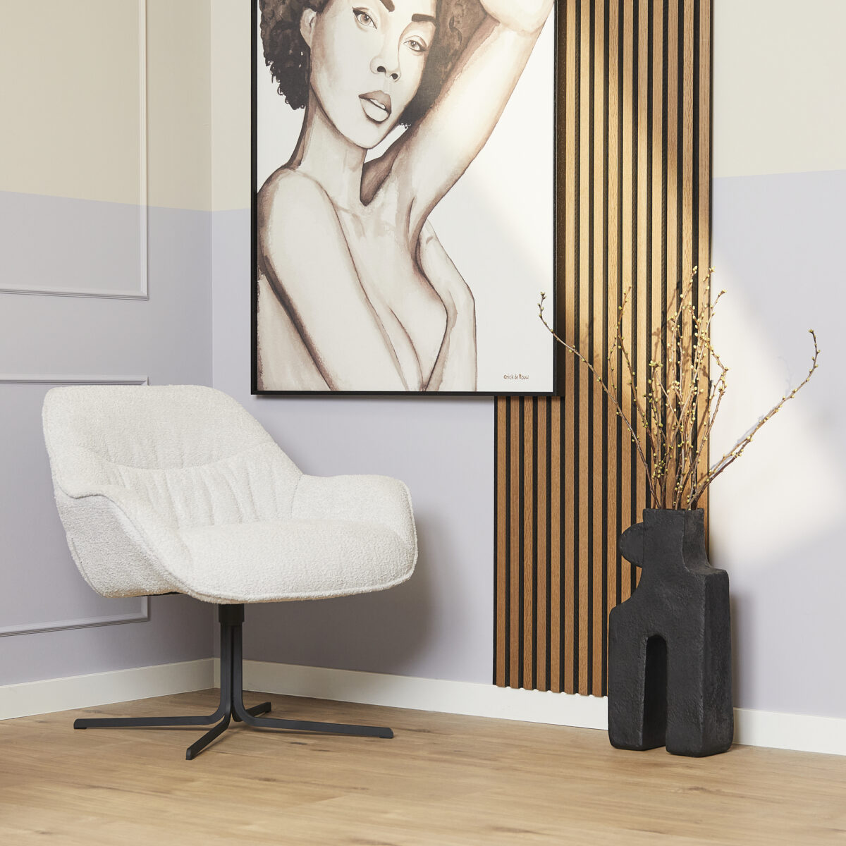 Fauteuil Mila | Off White - Afbeelding 1
