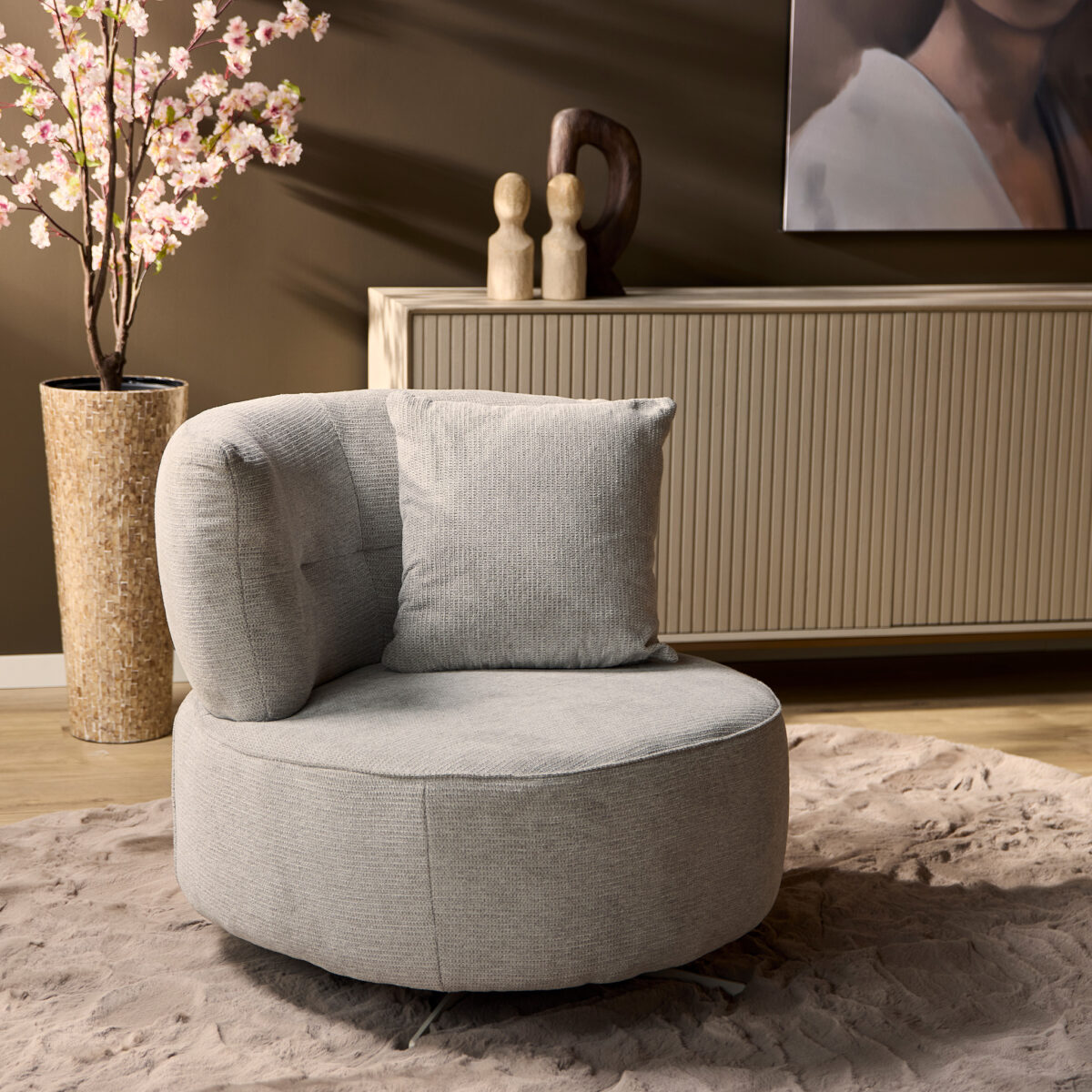 Fauteuil Fien | Licht Grijs - Afbeelding 1