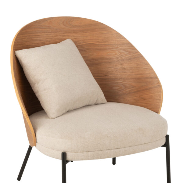 Lounge Stoel Lone Ply Wood Grijs