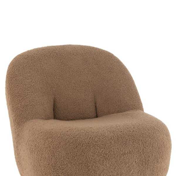 Kruk Teddy Velvet Wit/Bruin