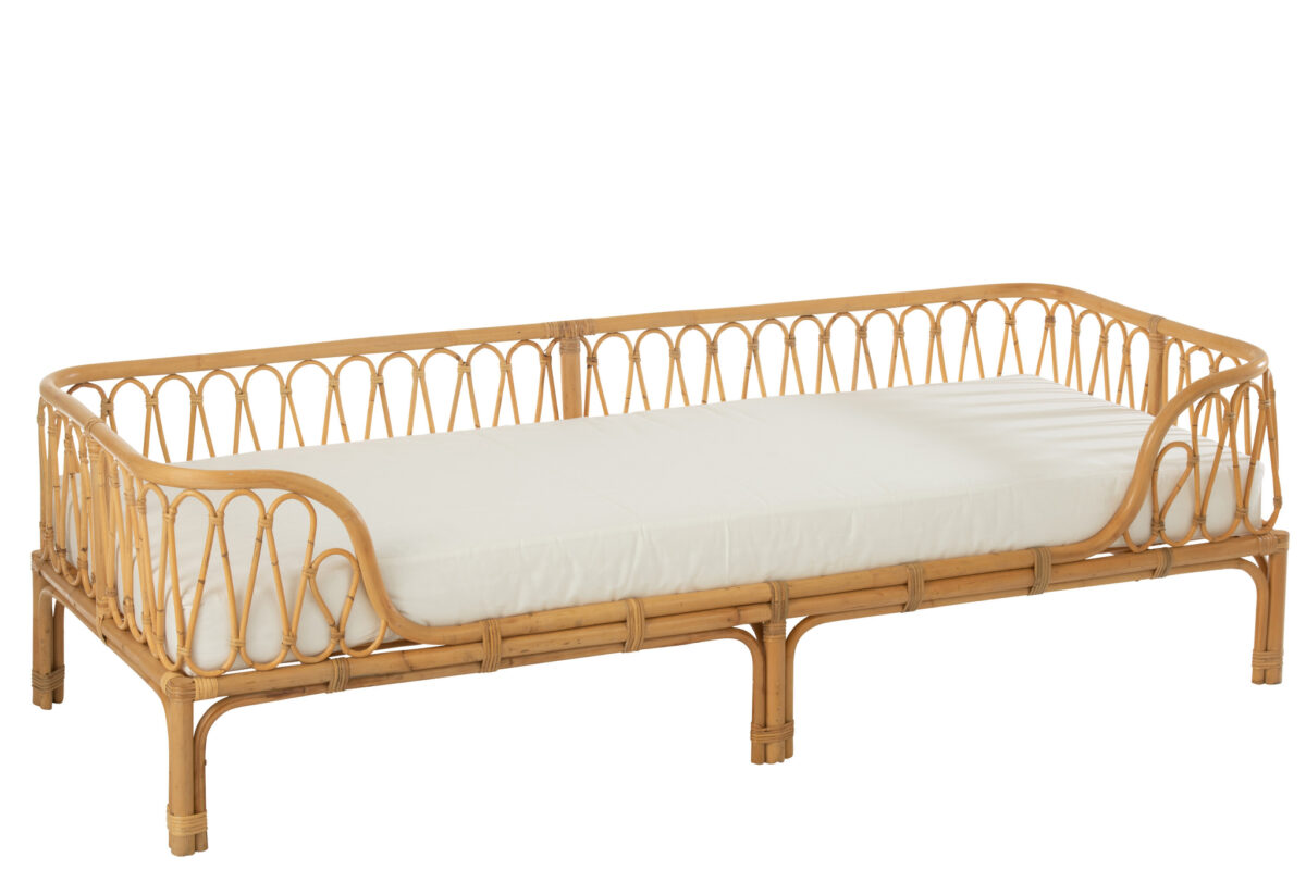 Bed Pierre Rotan Natuurlijk - Afbeelding 1