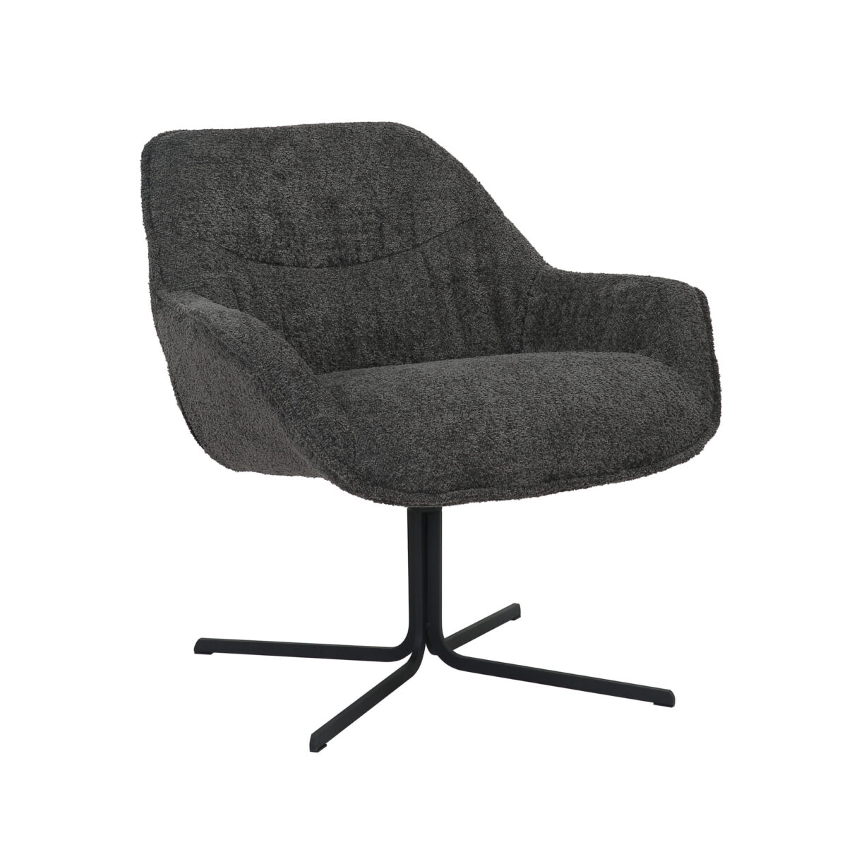 Fauteuil Mila | Donker Grijs - Afbeelding 3