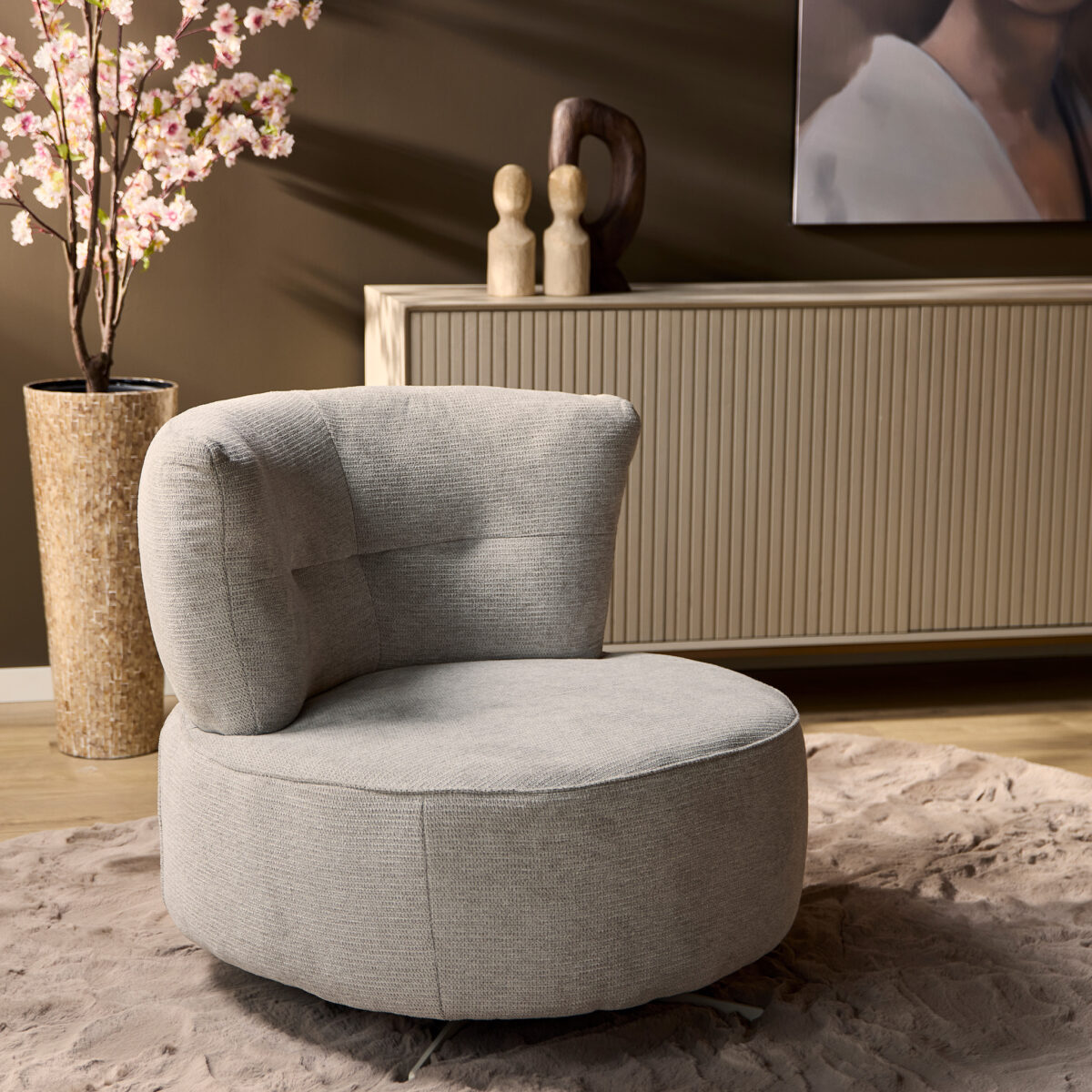 Fauteuil Fien | Licht Grijs - Afbeelding 3