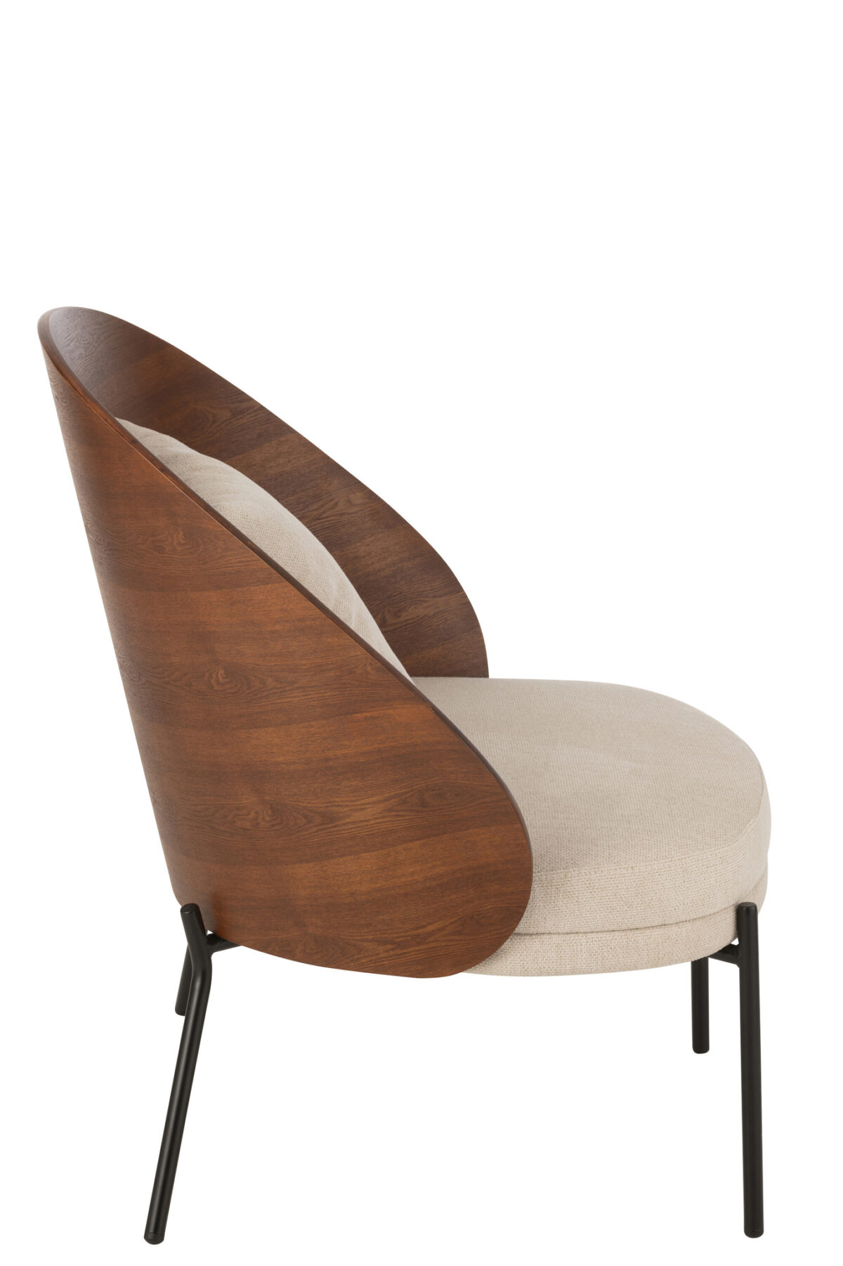 Ligstoel Lone Ply Wood Bruin/Grijs - Afbeelding 3