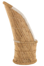 Stoelleuning Bamboe Natuur/Wit Volwassene - Afbeelding 3