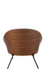 Ligstoel Lone Ply Wood Bruin/Grijs - Afbeelding 4
