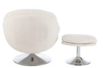 Relaxstoel + Voetenbankje Lay Room/Zilver - Afbeelding 4