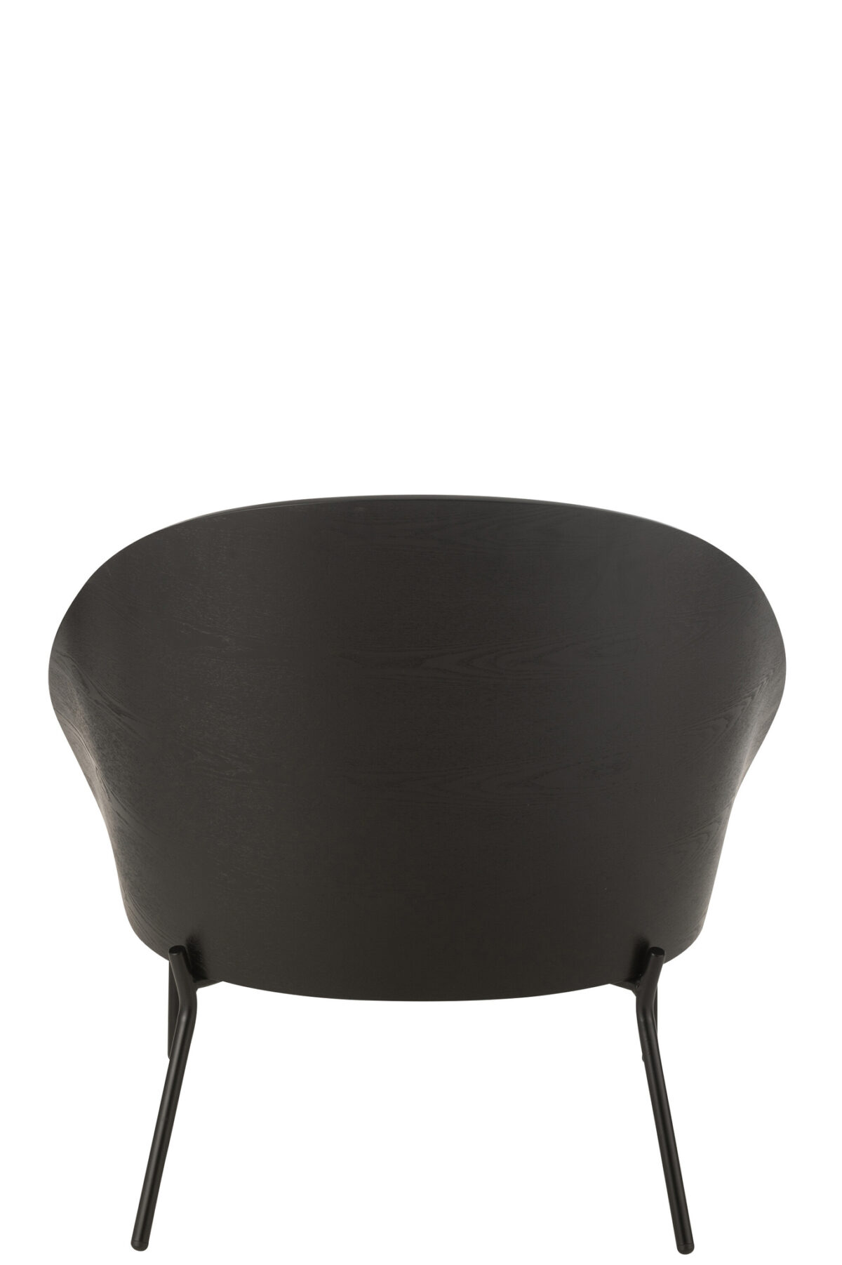Lounge Stoel Lone Zwart/Grijs Hout/Metaal - Afbeelding 4
