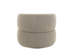 Draaistoel Rond Populierenhout Taupe - Afbeelding 4
